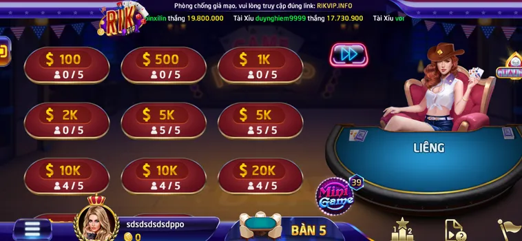 Trải Nghiệm Đỉnh Cao Sảnh Liêng Tại RikVip Với Tỷ Lệ Thắng Cược Cực Khủng