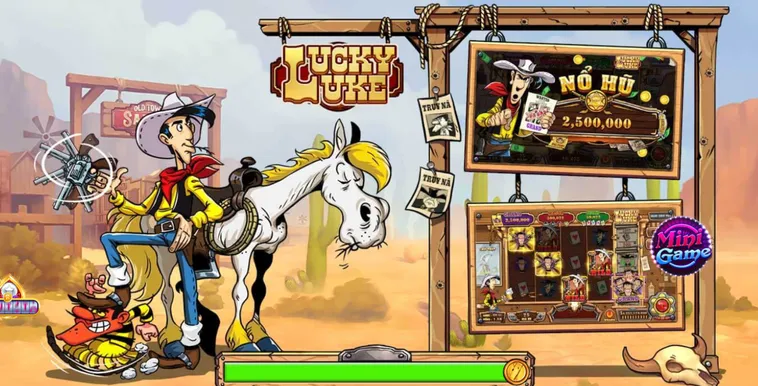Trải Nghiệm Cảm Giác Cao Bồi Miền Tây Tại Tựa Game Nổ Hũ Lucky Luke Tại RikVip