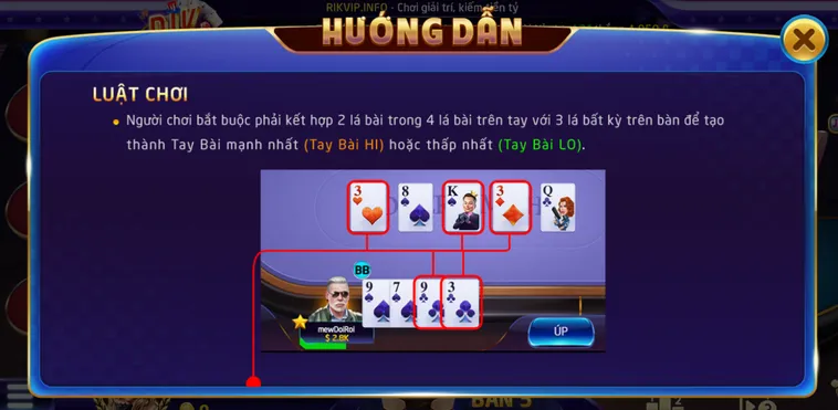 Khám Phá Thế Giới Omaha Poker 6 Tại RikVip Với Cơ Hội Thắng Lớn Mỗi Ngày
