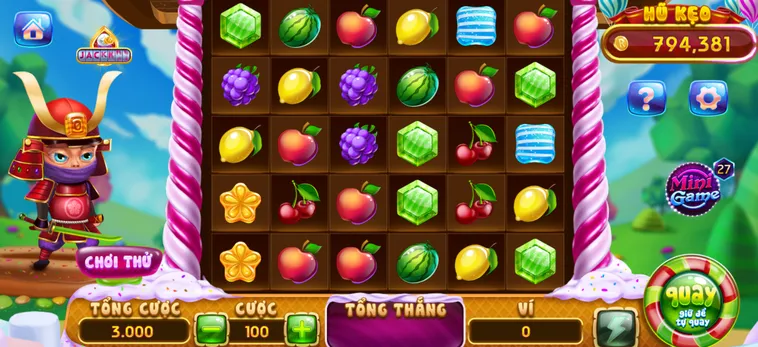 Nổ Hũ Candy Fruit Samurai Tại RikVip Trải Nghiệm Đỉnh Cao Với Vòng Quay May Mắn