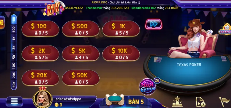 Trải Nghiệm Đỉnh Cao Texas Poker Tại RikVip Với Cơ Hội Nhận Thưởng Cực Lớn