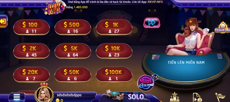 Trải Nghiệm Game Tiến Lên Miền Nam Tại RikVip Với Đẳng Cấp Cao Thủ