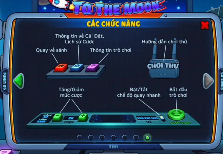 Chinh Phục Kho Báu Vũ Trụ Tại Tựa Game Nổ Hũ To The Moon Tại RikVip