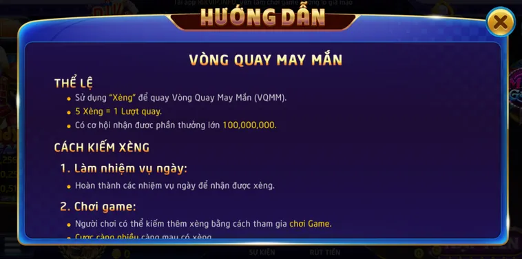 Chinh Phục Phần Thưởng Khổng Lồ Tại Minigame Vòng Quay May Mắn Tại RikVip